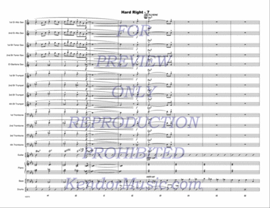 Hard Right Jazz Ensemble scores gallery preview page 8