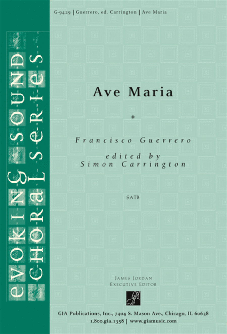 Ave Maria Ave Maria 4-Part scores gallery preview page 1