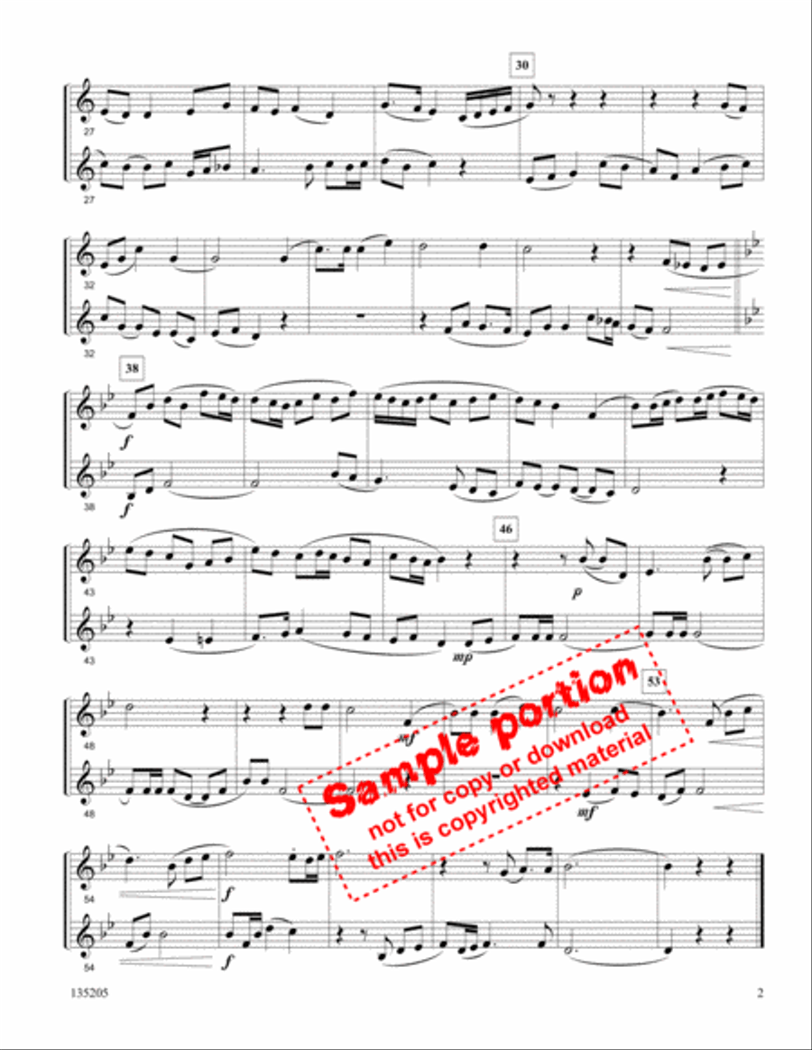 The Solid Rock Brass Duet scores gallery preview page 3