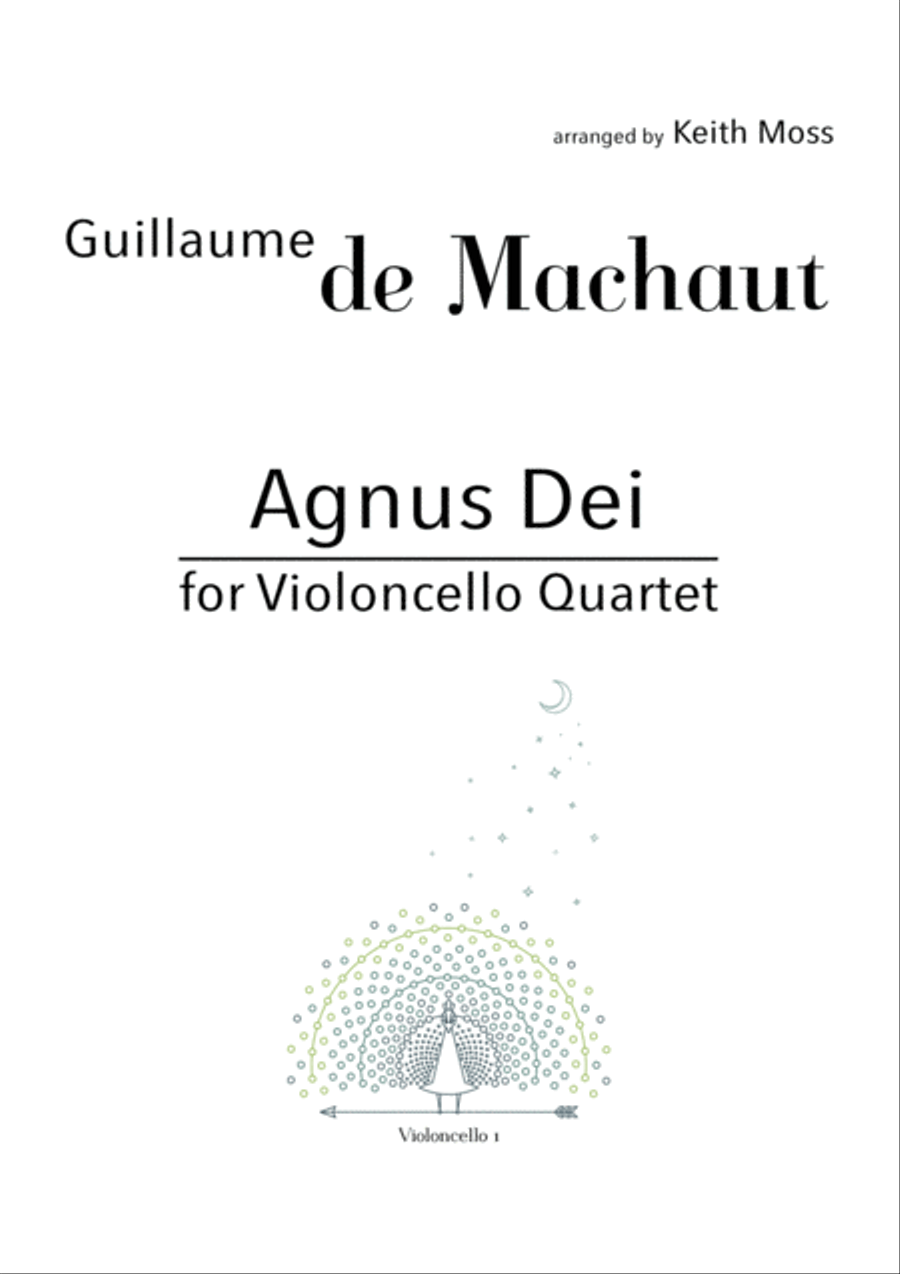 Agnus Dei - from La Messe de Nostre Dame String Quartet scores gallery preview page 1