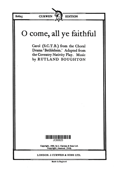 O Come, All Ye Faithful