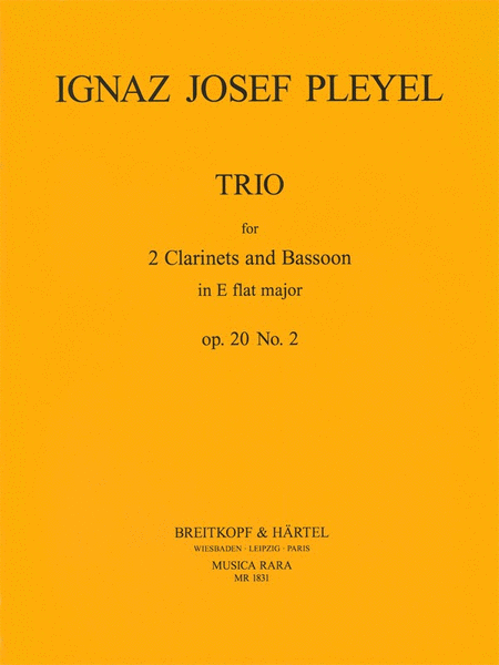 Trio No. 2 in E flat major Op. 20