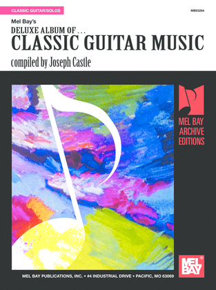 Book cover for Deluxe Album of Classic Guitar Music