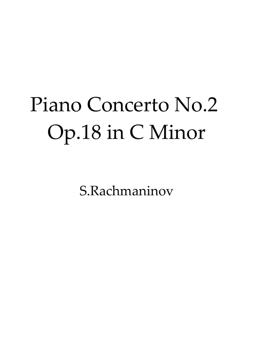Piano Concerto No.2 Op.18 in C minor