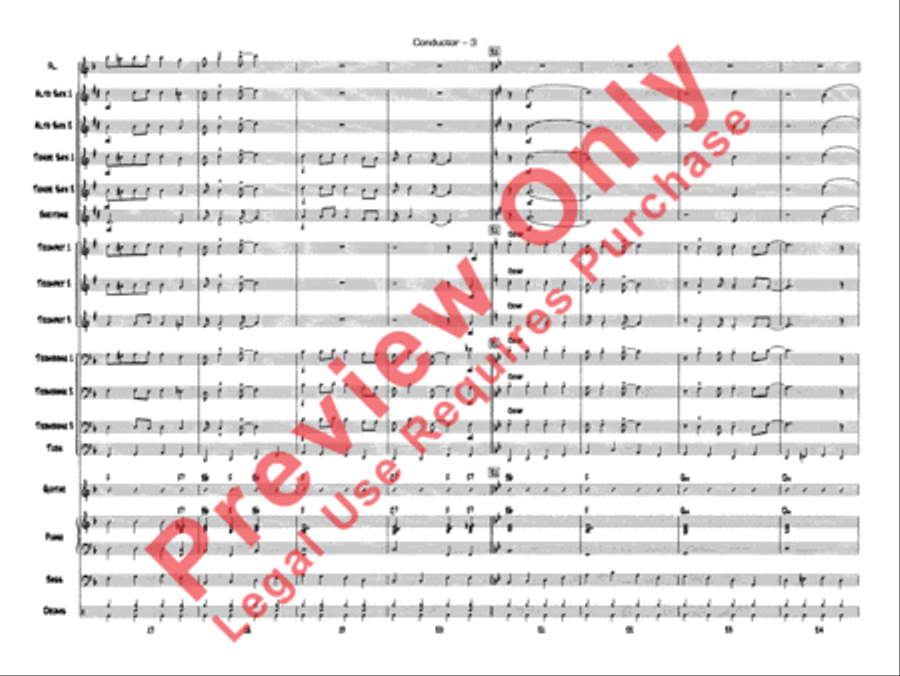 Jazzy Merry Christmas Jazz Ensemble scores gallery preview page 6