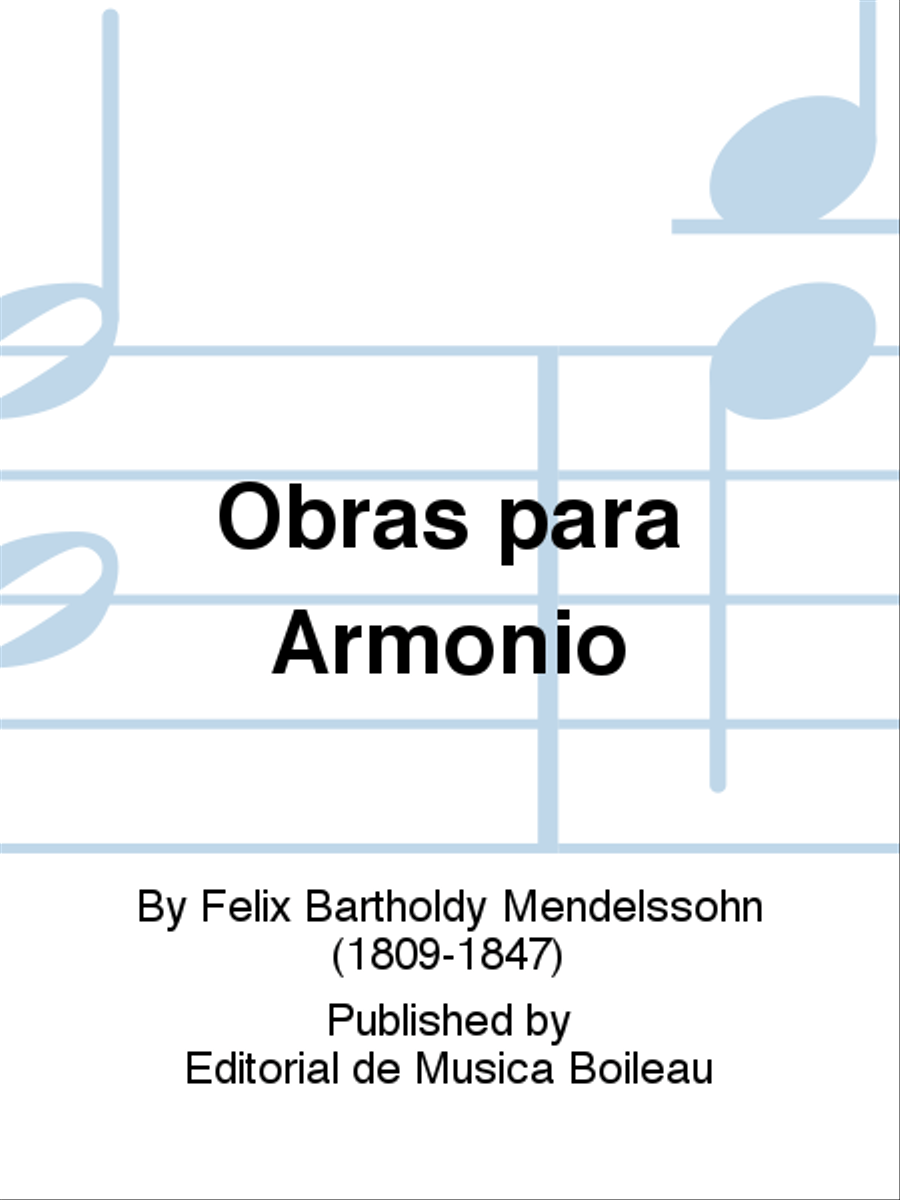 Obras para Armonio Harmonium scores gallery preview page 1