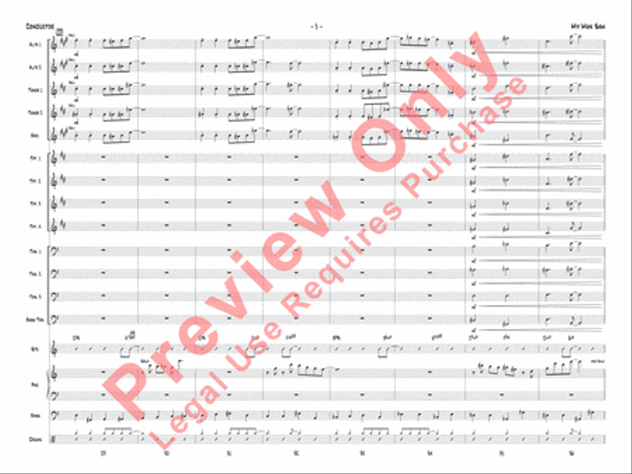 My Man Sam 3-Part scores gallery preview page 8