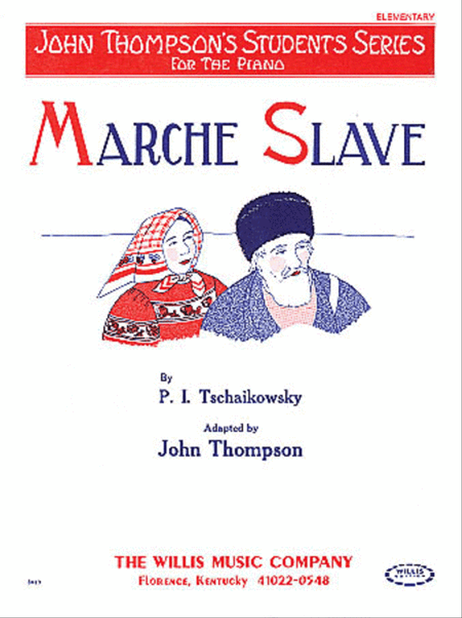 Marche Slave Easy Piano scores gallery preview page 1