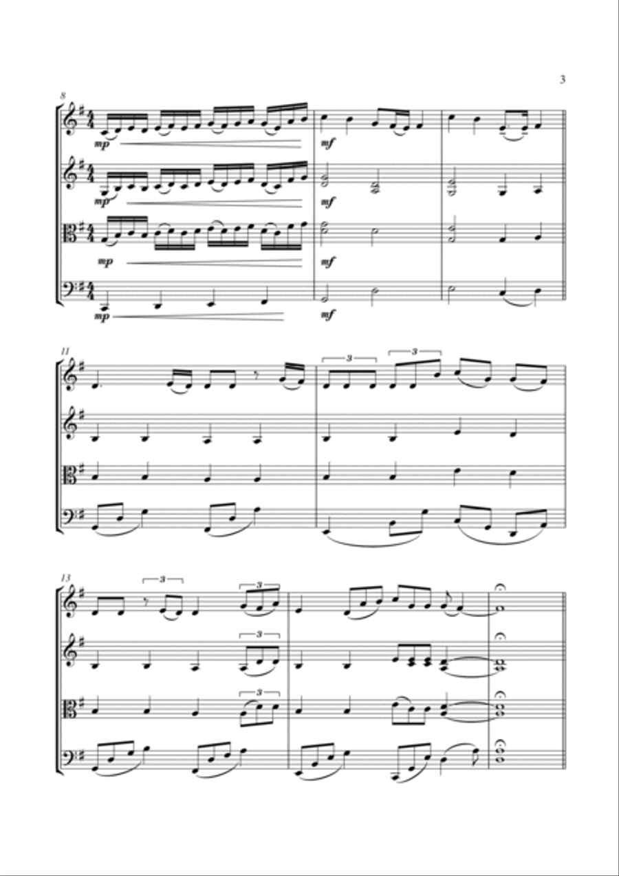 Time To Say Goodbye String Trio scores gallery preview page 5