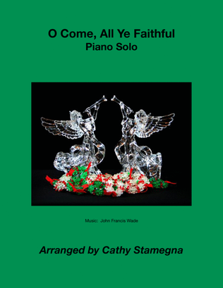 Book cover for O Come, All Ye Faithful (Contrapuntal Piano Solo)