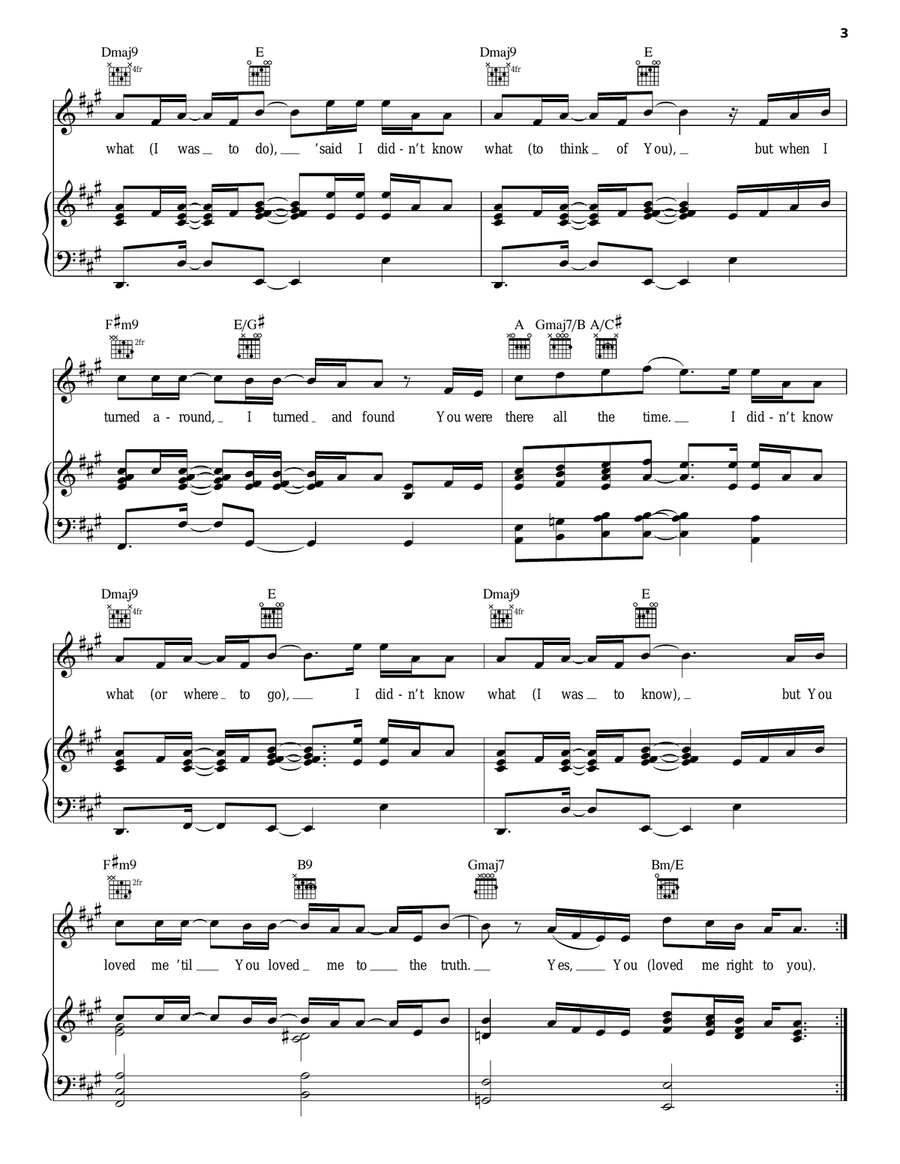 All I Ever Really Wanted Piano, Vocal, Guitar scores gallery preview page 3