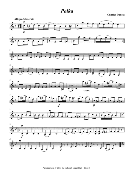 Polka Trios for Strings - Violin A, Viola B, and Cello C (3 books)