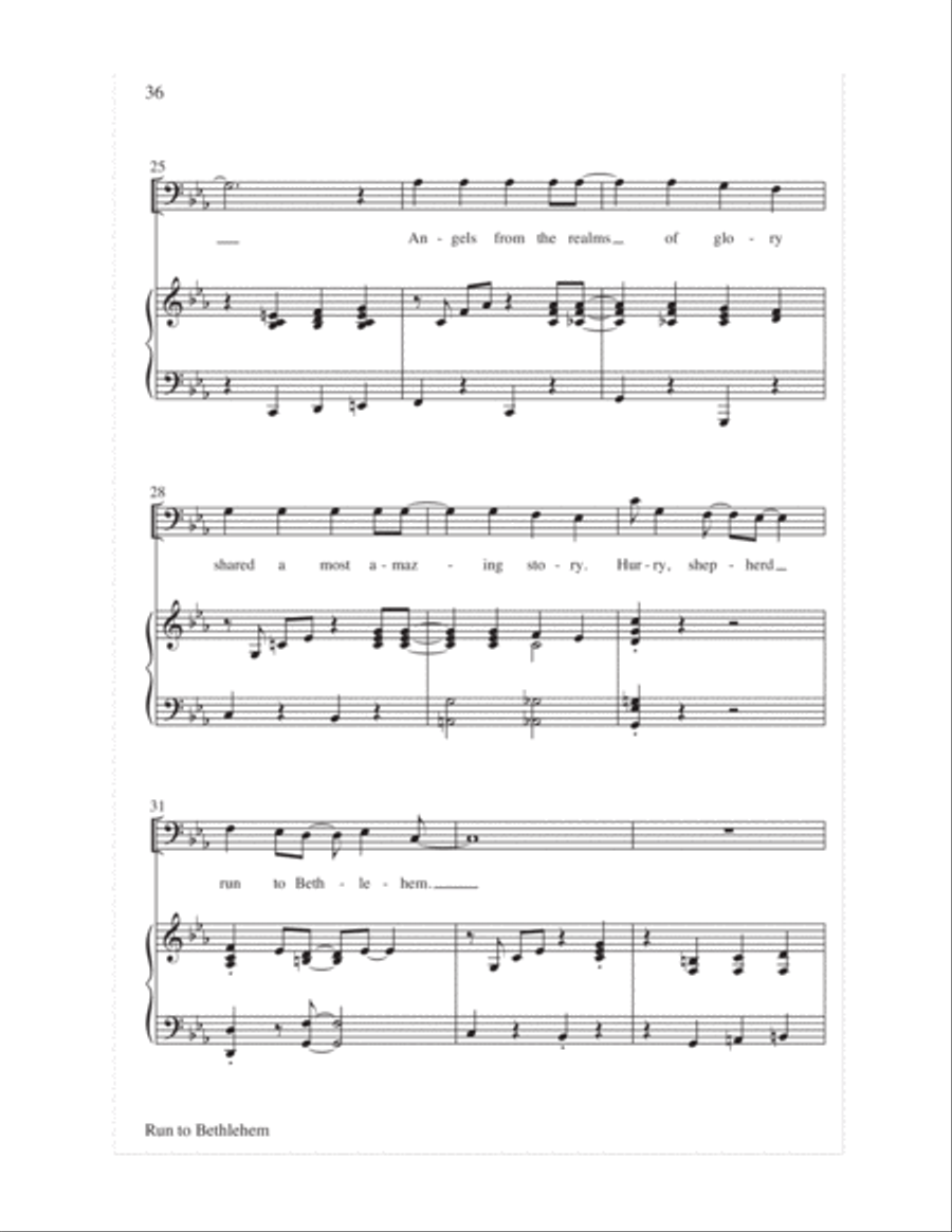 Sing with the Angels!- Score 4-Part scores gallery preview page 39
