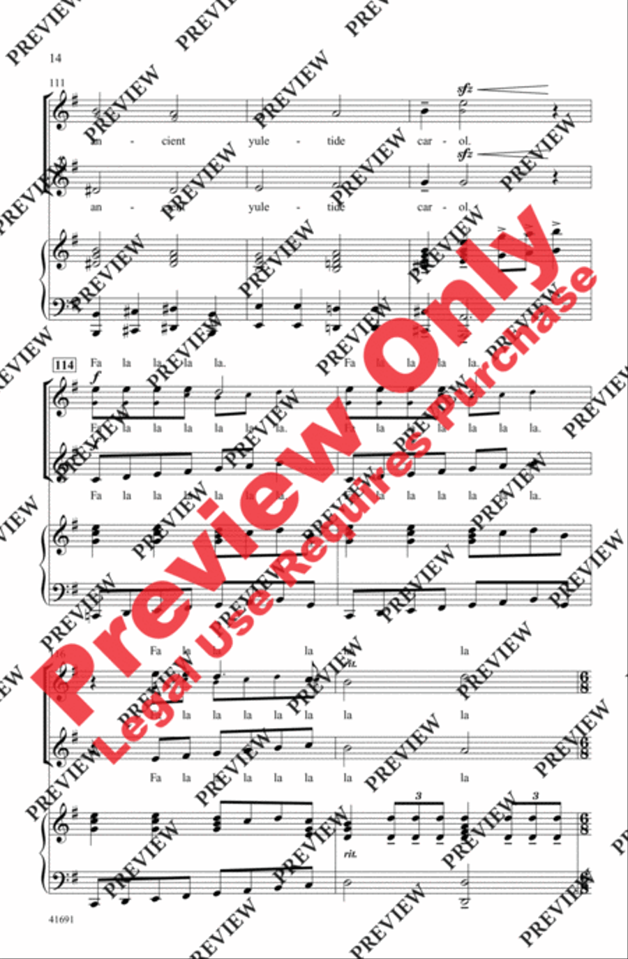 A Wreath of Carols 2-Part scores gallery preview page 13