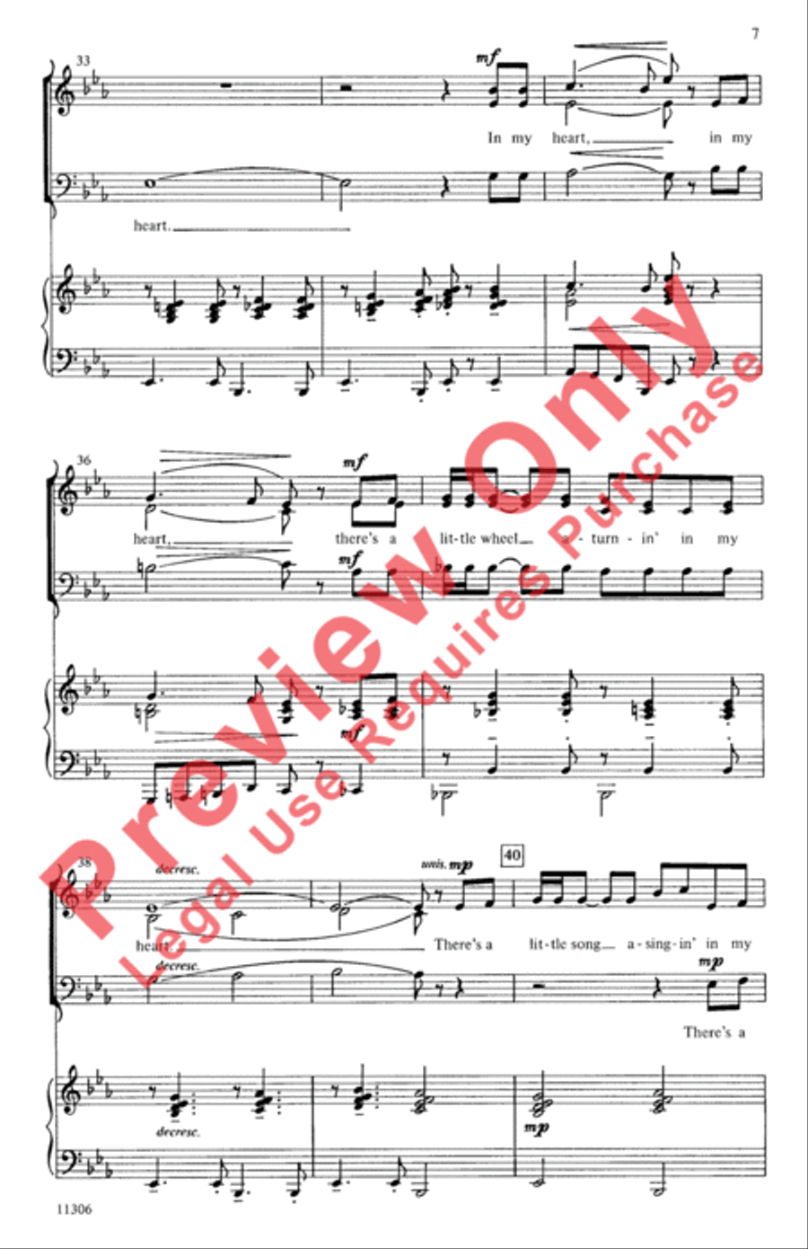 Ezekiel's Wheel 3-Part scores gallery preview page 7
