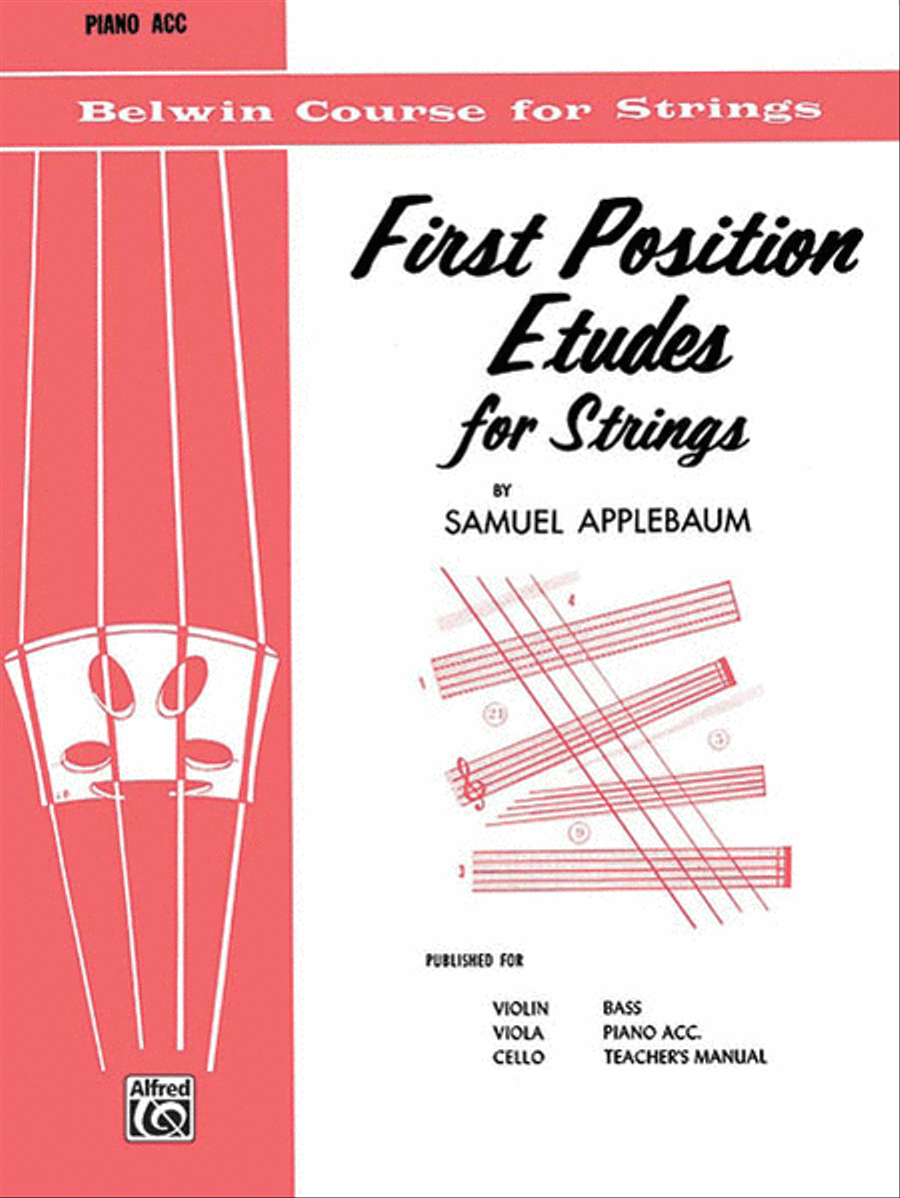 First Position Etudes for Strings Chamber Orchestra scores gallery preview page 1