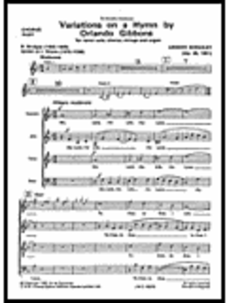 Variations on a Hymn by Gibbons