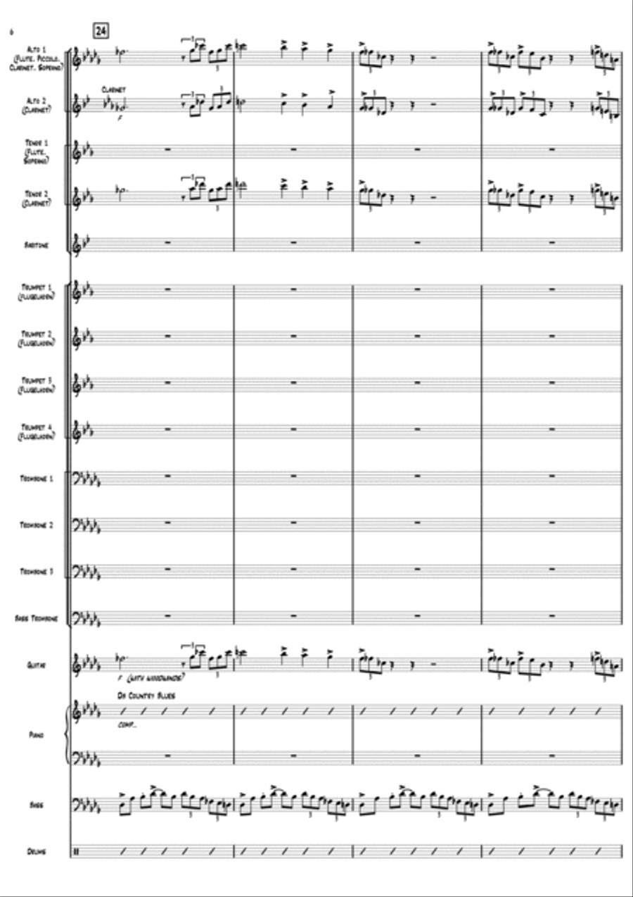 Normal Heights Blues Jazz Ensemble scores gallery preview page 6