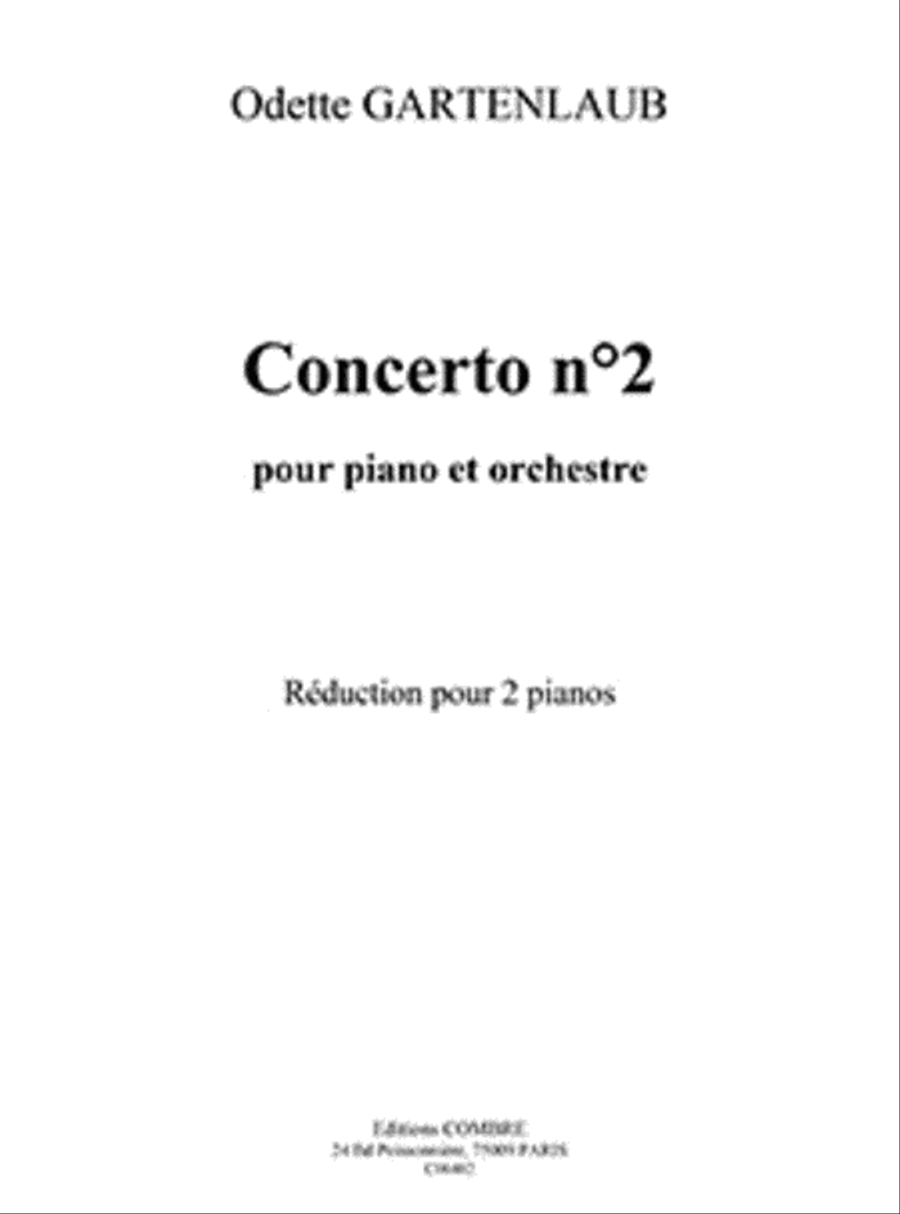 Concerto No. 2 pour piano