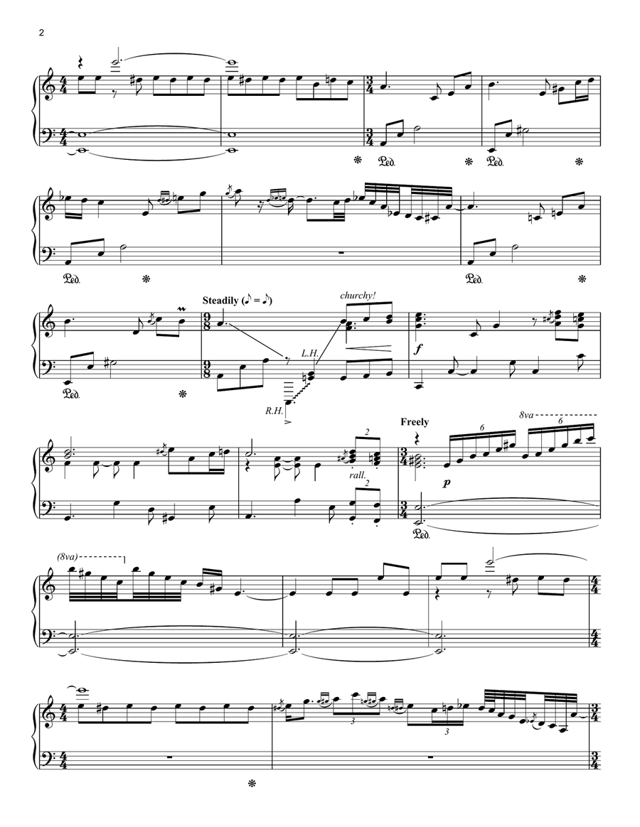 Fur Elise - Batiste Piano Solo scores gallery preview page 2