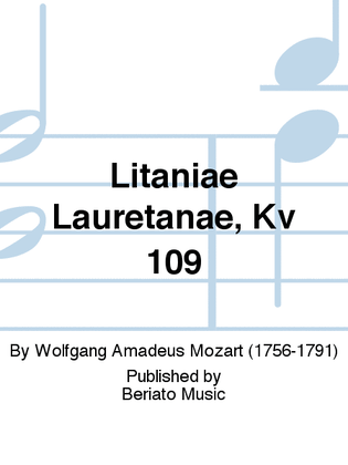 Litaniae Lauretanae, Kv 109