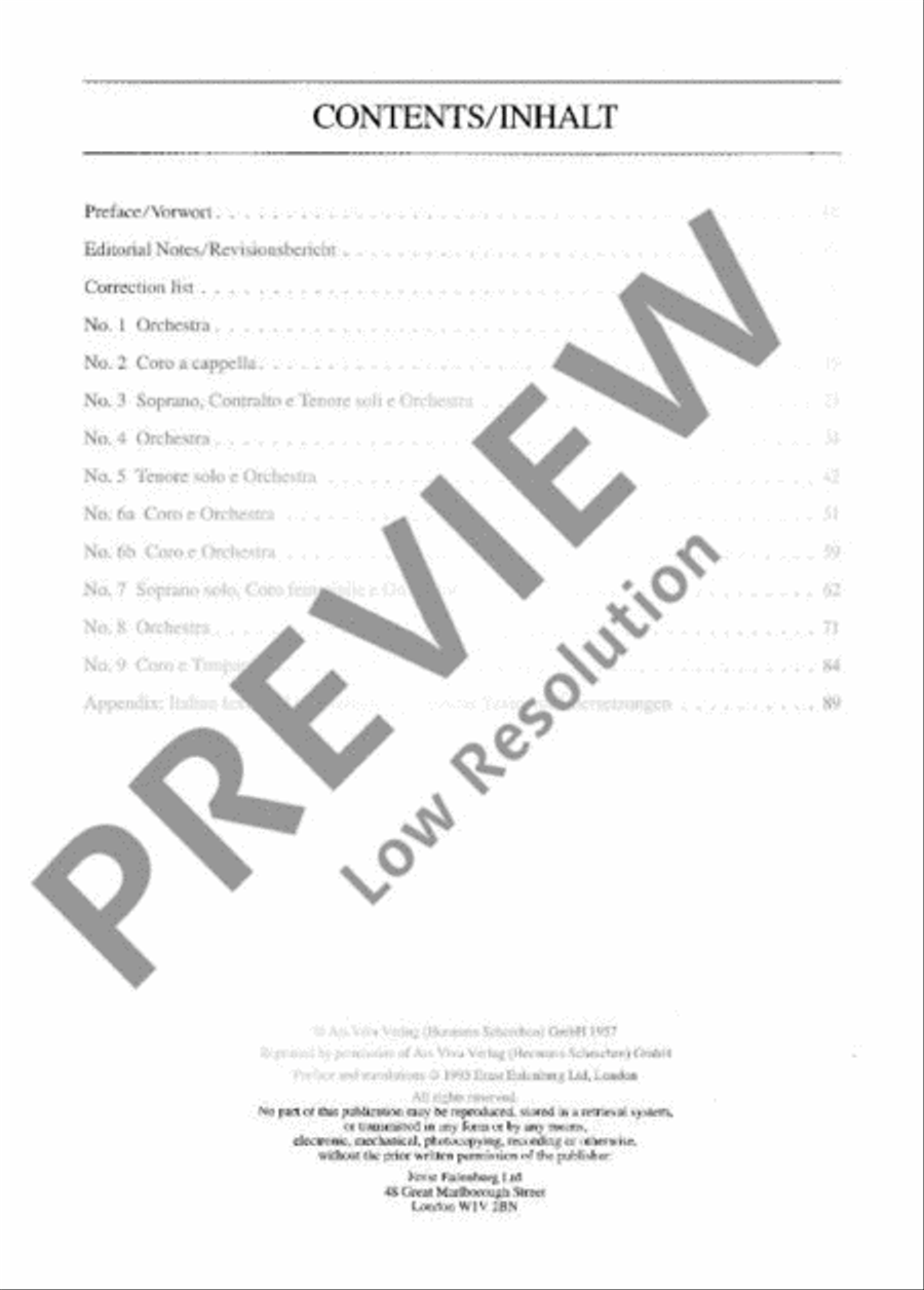 Il canto sospeso SSAATTBB scores gallery preview page 3