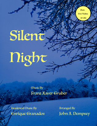 Book cover for Silent Night (Quartet for Flute, Two Violins and Cello)