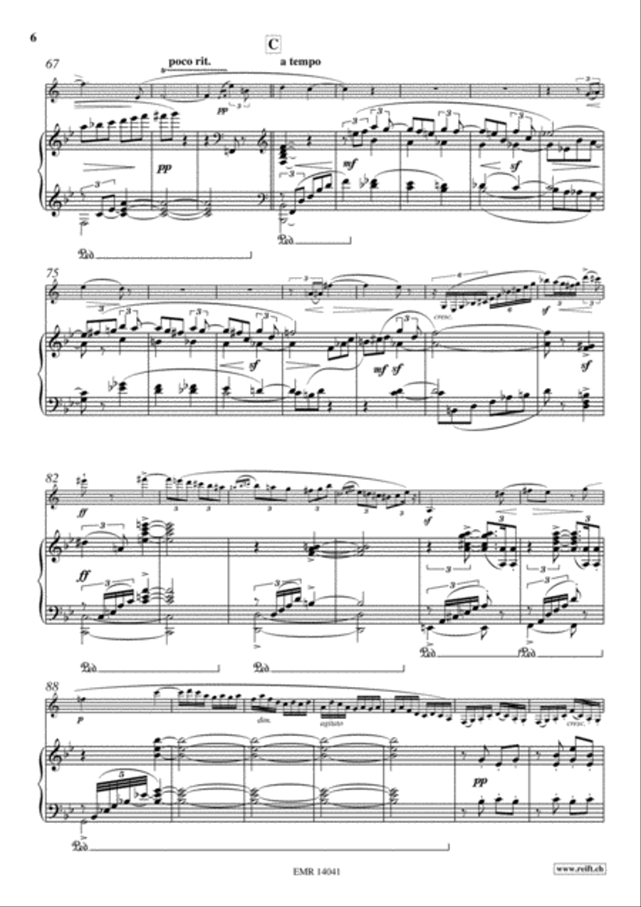 Introduction & Rondo Clarinet Solo scores gallery preview page 6