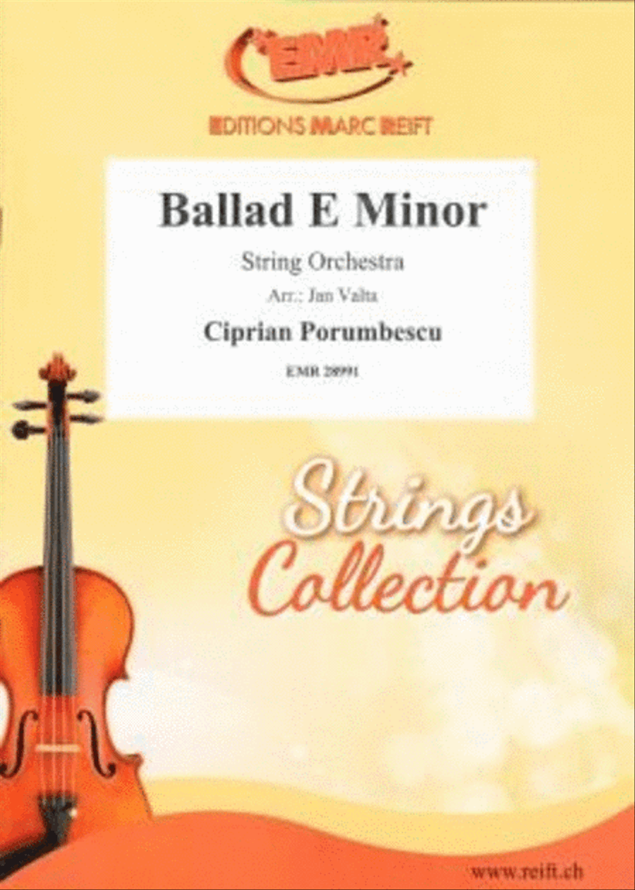 Ballad E Minor String Orchestra scores gallery preview page 1
