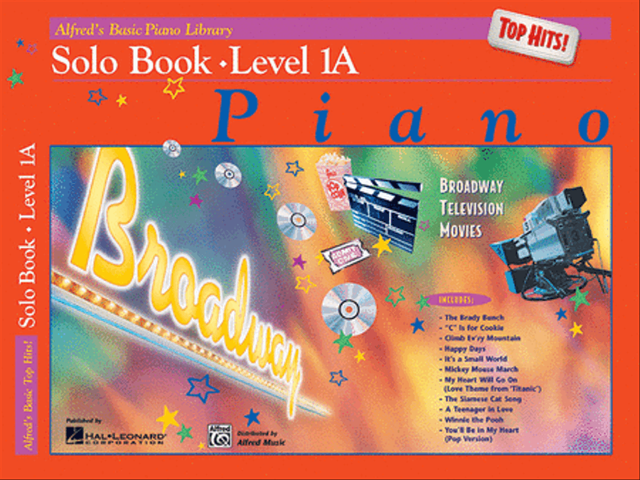 Alfred's Basic Piano Library Top Hits! Solo Book, Book 1A Alfred's Basic Piano Library Top Hits! Solo Book, Book 1A Piano Method scores gallery preview page 1