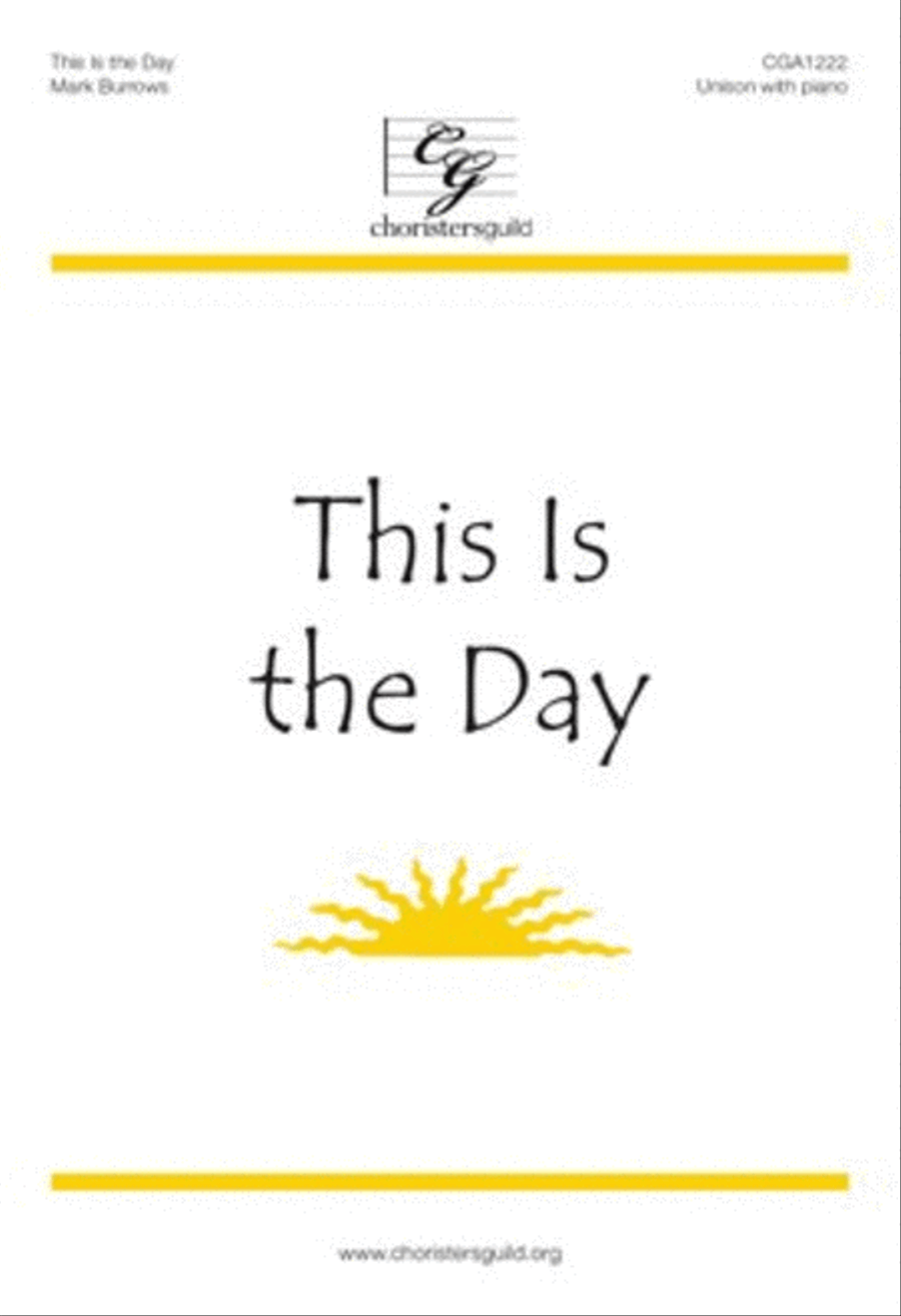 This Is the Day Unison Choir scores gallery preview page 1