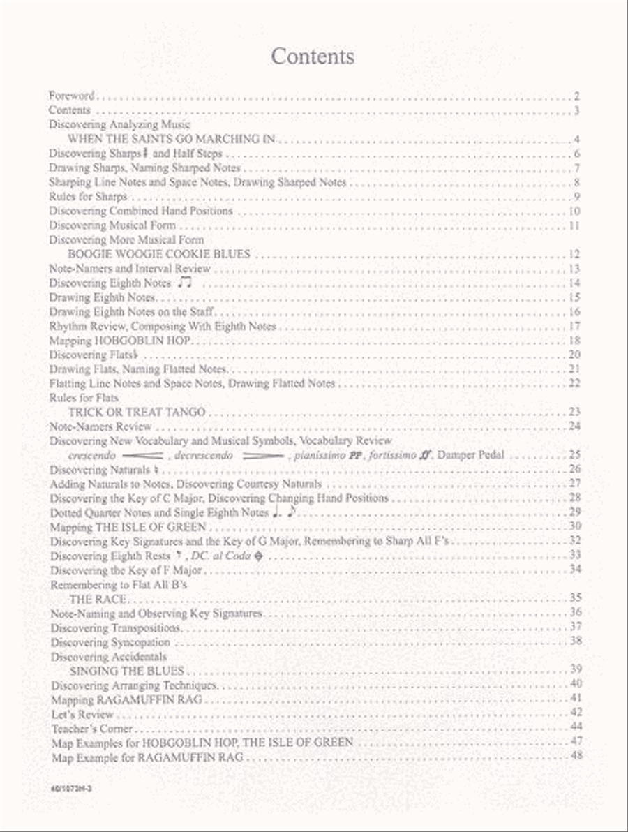 Piano Discoveries Theory Book 1B Piano Method scores gallery preview page 3