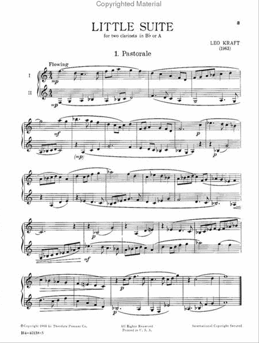Little Suite Chamber Music scores gallery preview page 2
