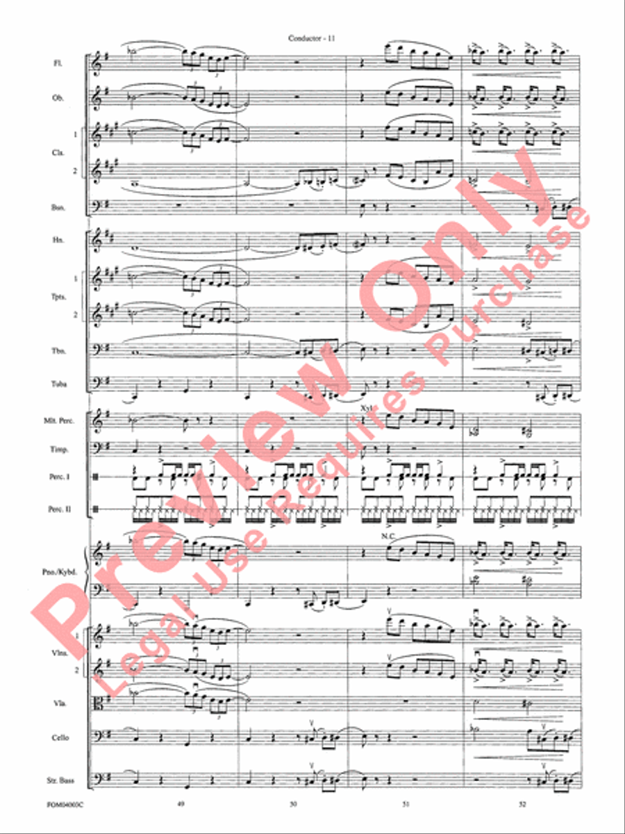 The Pink Panther Full Orchestra scores gallery preview page 14
