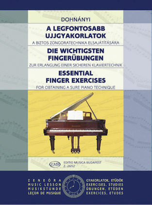 Book cover for Essential Finger Exercises