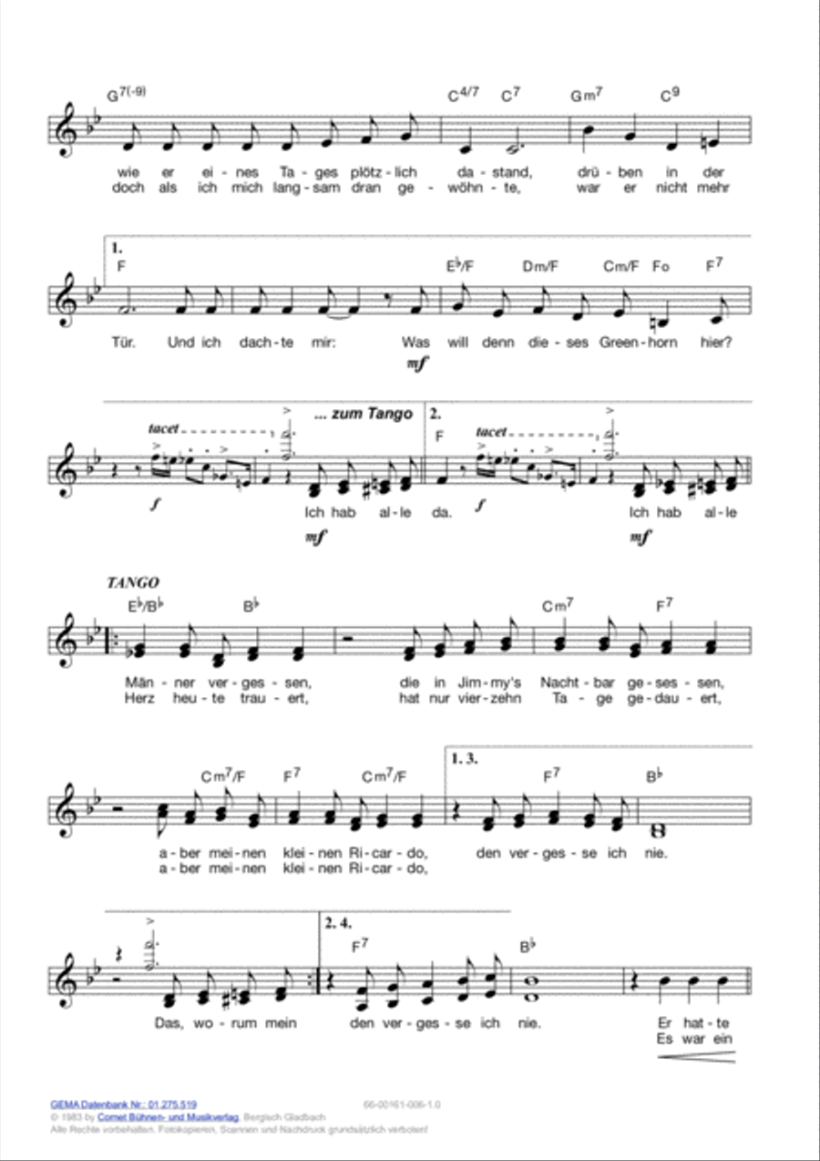 Ricardo Ricardo Voice scores gallery preview page 3