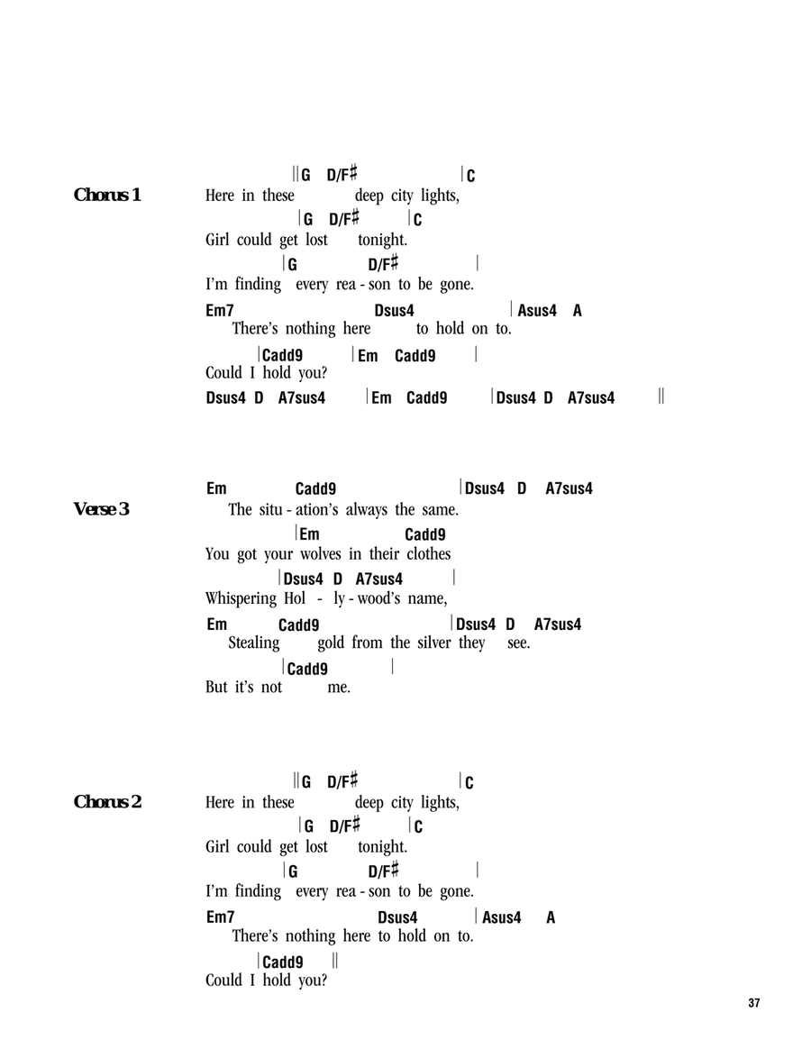 City Acoustic Guitar scores gallery preview page 2