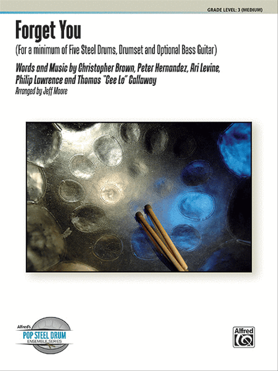 Forget You Steel Drum Band scores gallery preview page 1