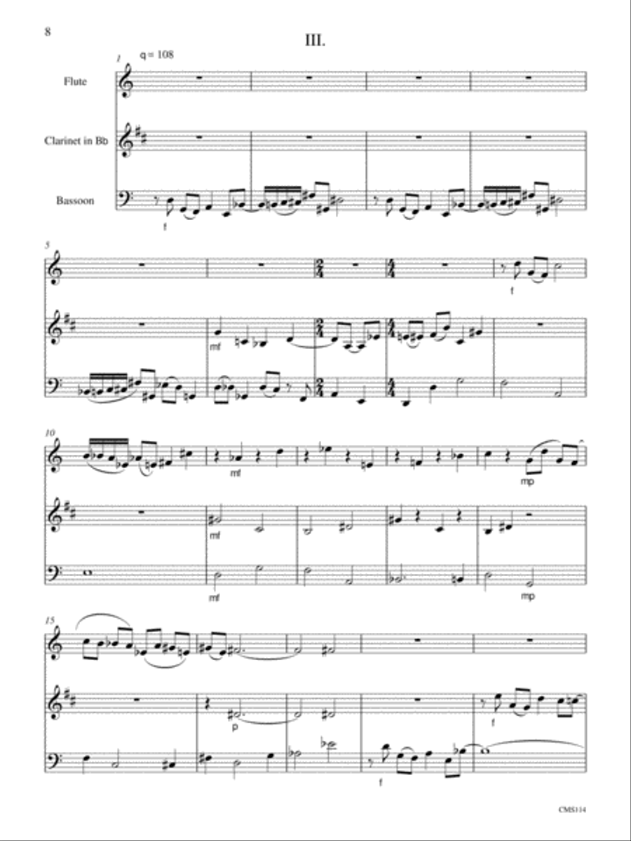 The Last Kind Day The Last Kind Day Bassoon scores gallery preview page 4