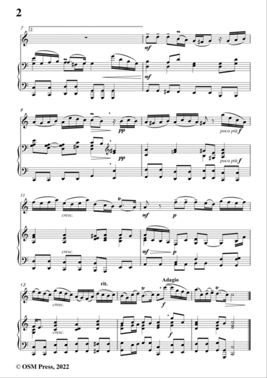 J. B. Loeillet-Sonata,in C Major,for Oboe and Piano Piano scores gallery preview page 4