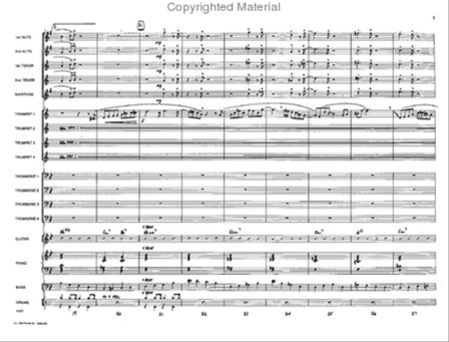 Exit 135 North Jazz Ensemble scores gallery preview page 4