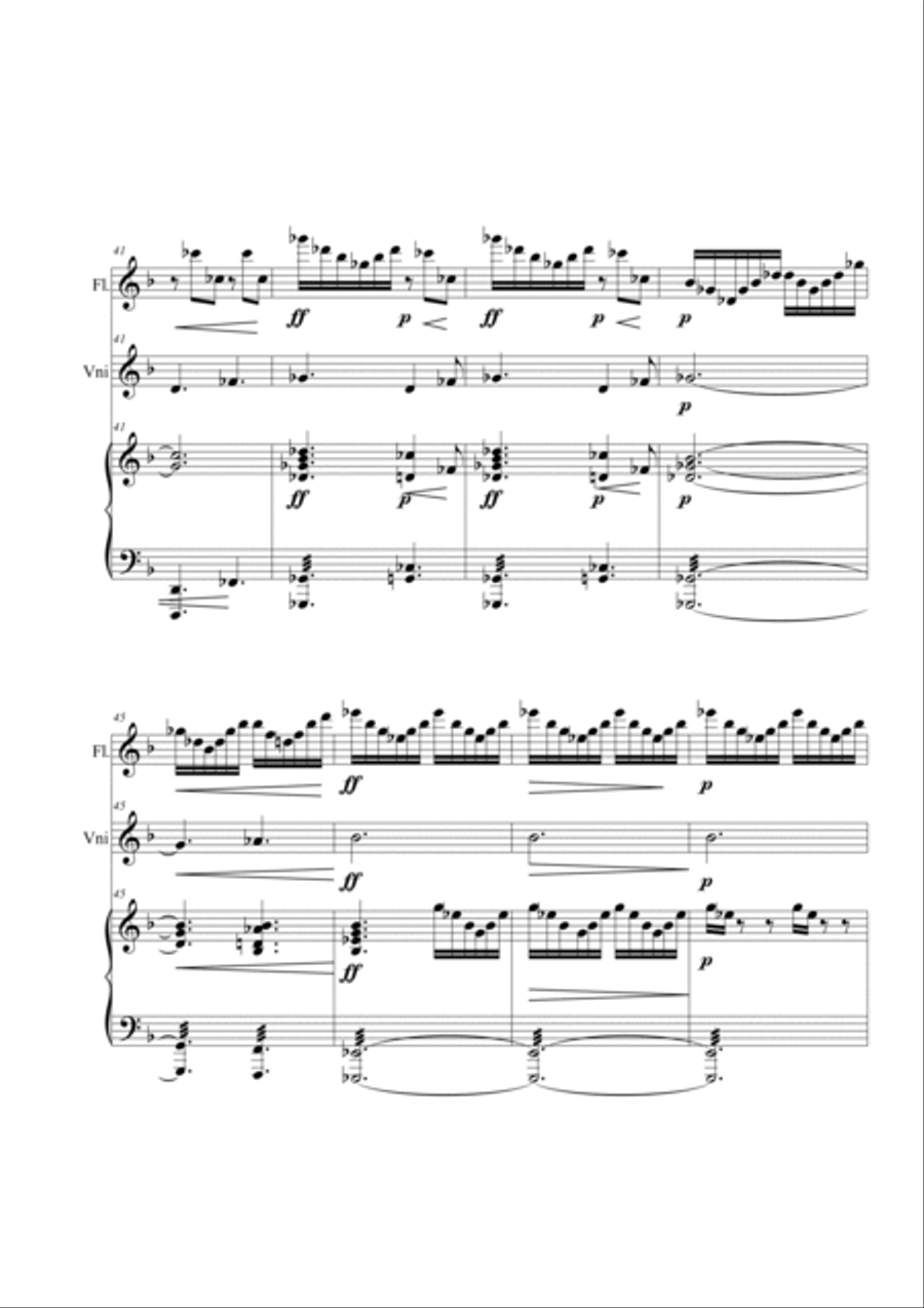 The Morning Mood Trio Flute scores gallery preview page 6