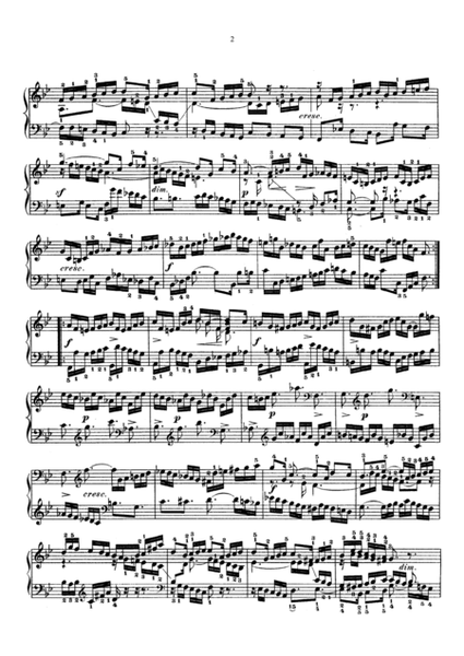 Bach Prelude and Fugue No. 21 BWV 890 in B-flat Major The Well-Tempered Clavier Book II
