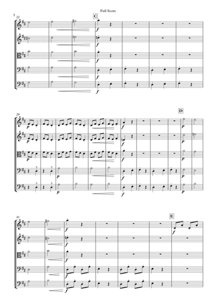 Three Pieces for Beginner Orchestra (Score and Parts) image number null