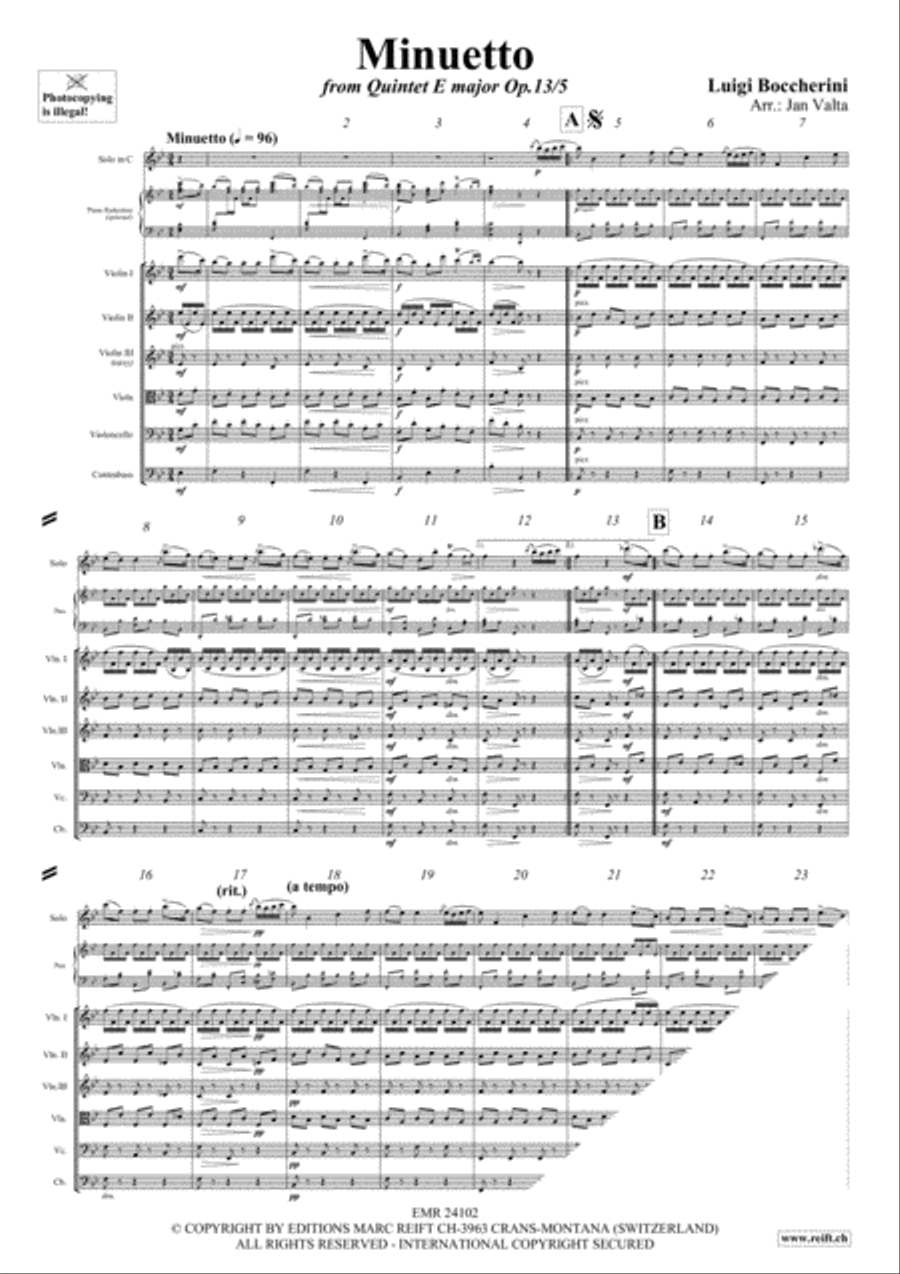 Minuetto String Orchestra scores gallery preview page 3