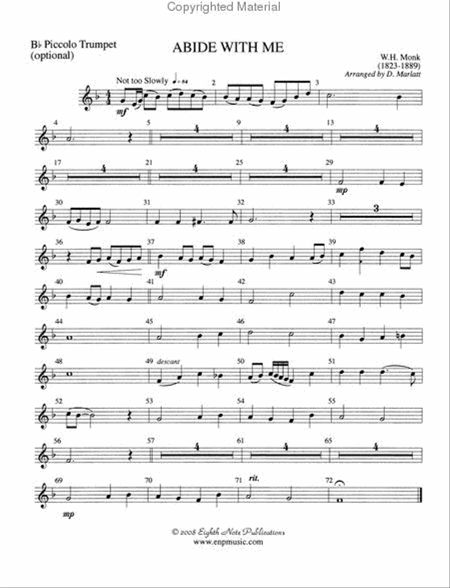 Abide with Me Small Ensemble scores gallery preview page 4