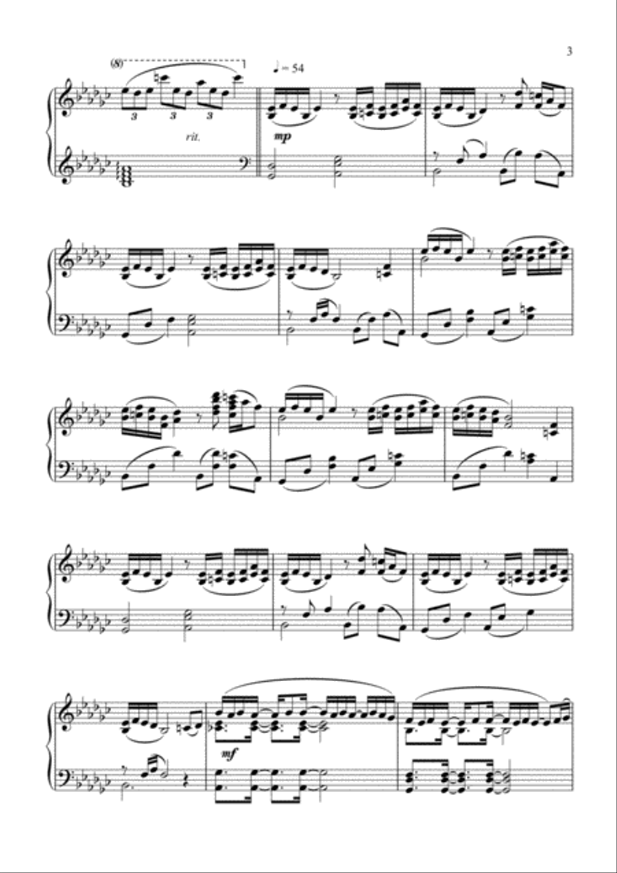 Merry Christmas, Mr. Lawrence Piano Solo scores gallery preview page 3