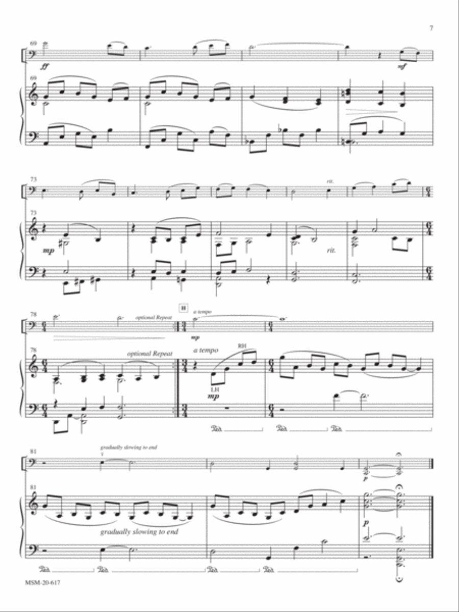 Two Pieces for Cello and Piano Piano Accompaniment scores gallery preview page 5