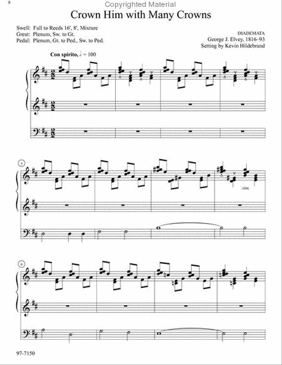 Six Hymn Improvisations, Set 6