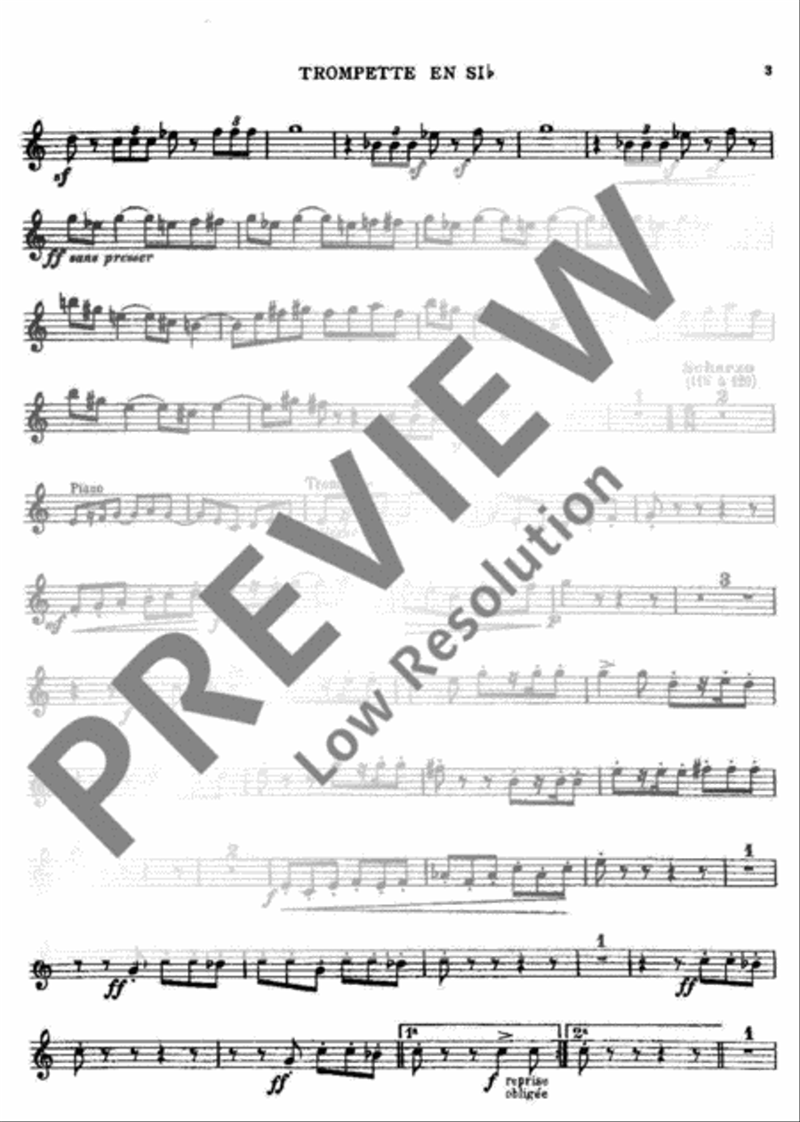 Fantaisie-Caprice Trumpet scores gallery preview page 15